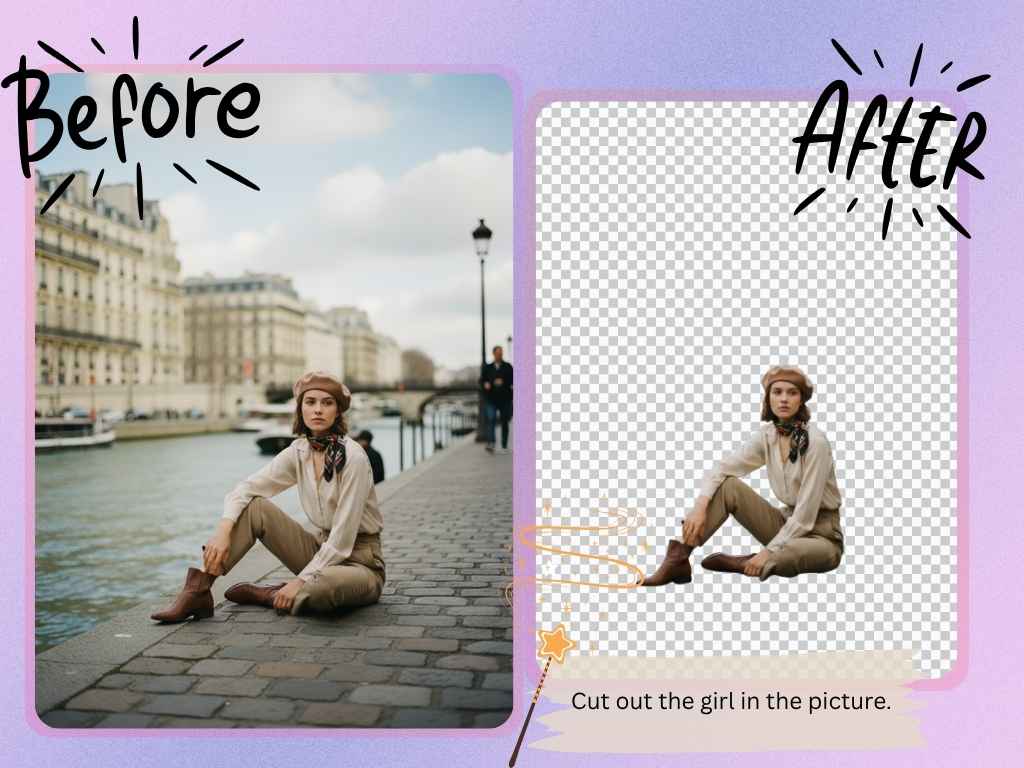 Background Isolation using Smart AI Image Editor